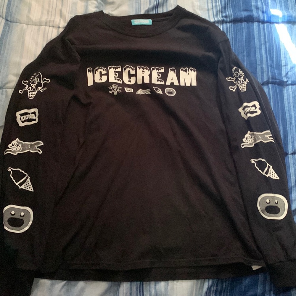 ICECREAM LONGSLEEVE T-shirt size L black